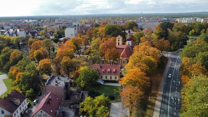 view of the city, Żagań 