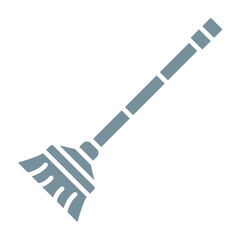Broom Multicolor Glyph Icon