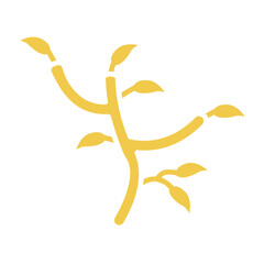 Tree Branch Multicolor Glyph Icon