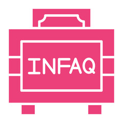 Infaq Multicolor Glyph Icon