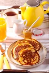 Orange scotch pancakes,