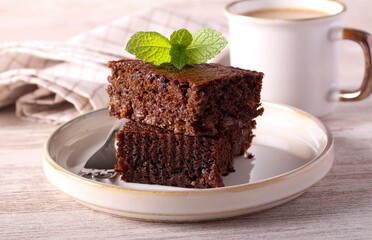 Spicy molasses squares,