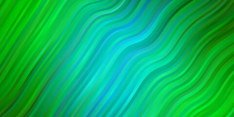 Light Blue, Yellow vector background with wry lines.