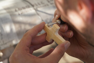 Wooden Craft Handmade Cross