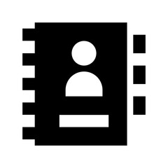 Address Book Vector Icon