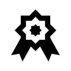 Ribbon badge Vector Icon 