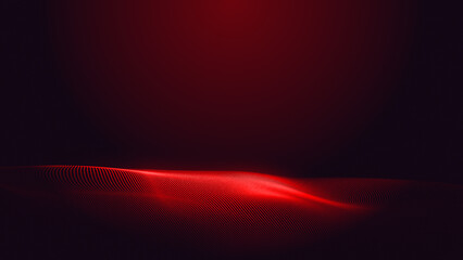 Abstract dot red purple gradient wave texture technology background.