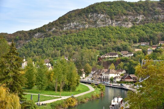 Panorama sur Chanaz (petite Venise Savoyarde)