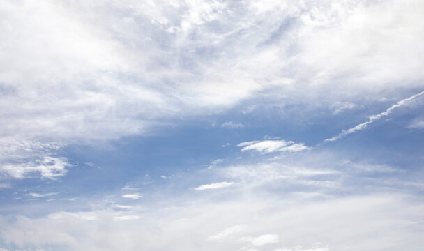 Cirrocumulus Clouds In Blue Sky