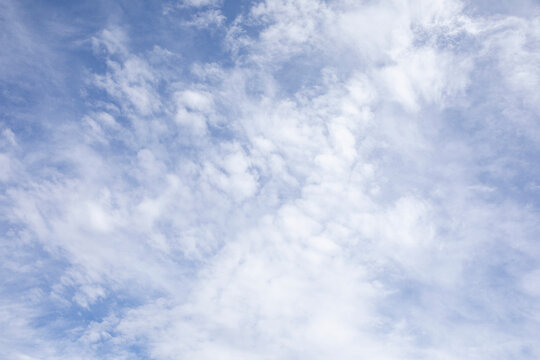 atmosphere with blue sky and  high clouds
