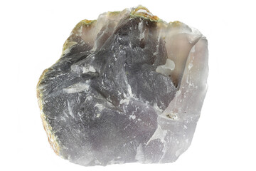 agate from Brazil isolated on white background