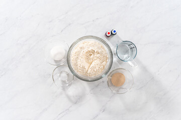 Patriotic cinnamon twists