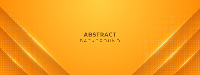 Orange Abstract vector background with halftone 