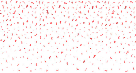 Background with falling pink confetti