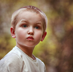 portrait of a little child