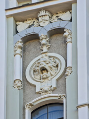 Riga Art Nouveau, Art nouveau architecture in Riga, building facade