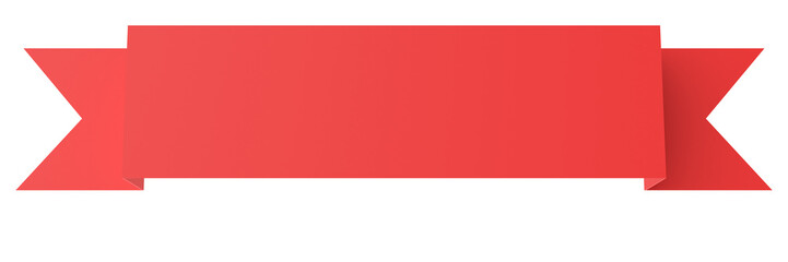 Ribbon. Header background. 3D illustration.