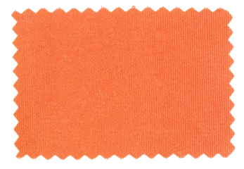 Rolgordijnen Orange Fabric sample transparent PNG © teresinagoia