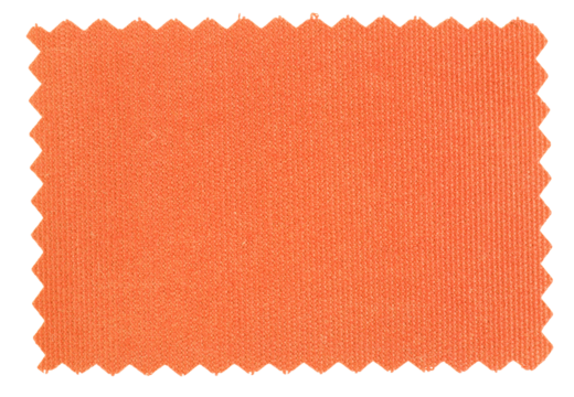 Orange Fabric sample transparent PNG
