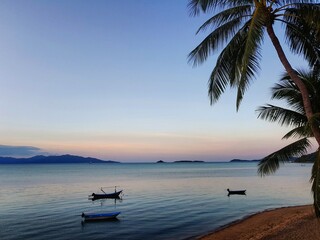 sunset on the beach, Thailand