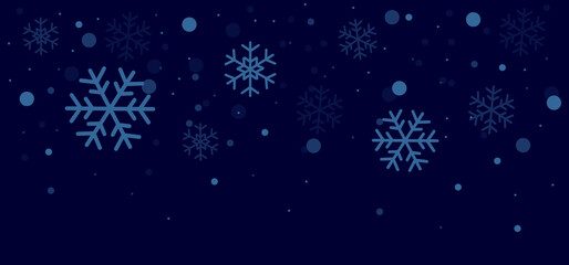 Fototapeta na wymiar background with snowflakes. winter. Seasonal greeting card template