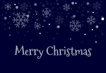 Fototapeta na wymiar merry christmas card with snowflakes. background with snowflakes. winter. Seasonal greeting card template