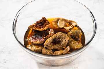 Creamy wild mushroom soup
