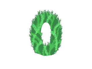 Green number  0 - Foliage style © neurostructure