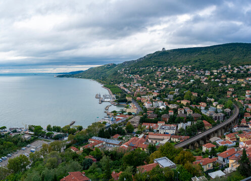 Vista di Barcola e del Mare Adriatico (Friuli Venezia Giulia)