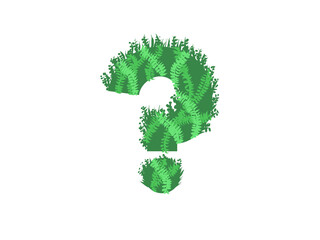 question mark - Foliage style © neurostructure