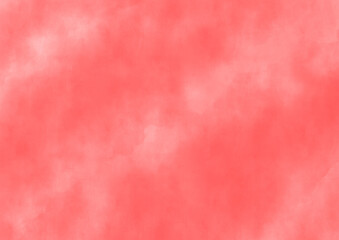 鮮やかな赤の柔らかな水彩風背景素材