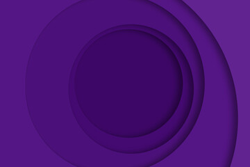 modern 3d paper cut circles with empty space
