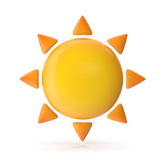 Orange Sun Symbol