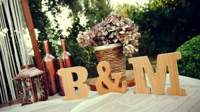 Wedding day event organization table setting decor. luxury event.