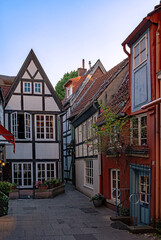 Fototapeta na wymiar Altstadt von Bremen in Deutschland 