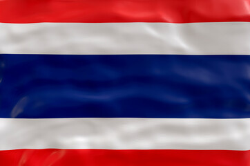 National flag of Thailand. Background  with flag of Thailand