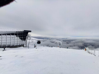 top station of jasna ski resort in Slovakia