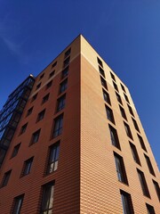 Fototapeta premium new building in the city, apartments, apartments in a new building