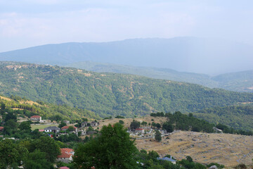Fototapeta na wymiar Paysage albanais