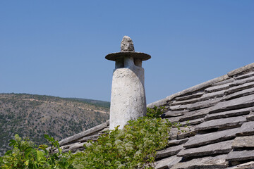 Cheminée à Pocitelj, Herzégovine