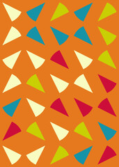 Abstract Geometric Pattern generative computational art illustration