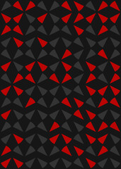 Naklejka premium Abstract Geometric Pattern generative computational art illustration