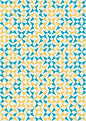 Abstract Geometric Pattern generative computational art illustration