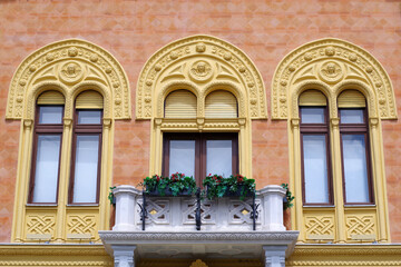 Façade de l'Hôtel de Ville de Novi Sad