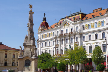 Fototapeta na wymiar Architecture de la ville de Pécs, Hongrie