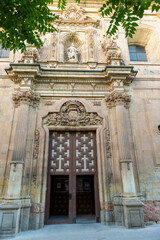Fototapeta premium iglesia de la vera cruz salamanca exterior 2022