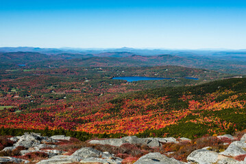 Fall foliage seen from top of Mount Monadnock