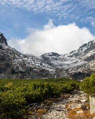 The mountain view is mesmerizing. The water elements such as lakes, waterfalls, or rivers highlight how the mountains have been shaped. 
The color change between autumn and spring is breathtaking!