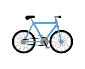 Bike isolated. bicycle sign. Vector illustration