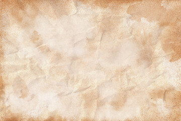 realistic old paper texture with empty space vector design illustration
